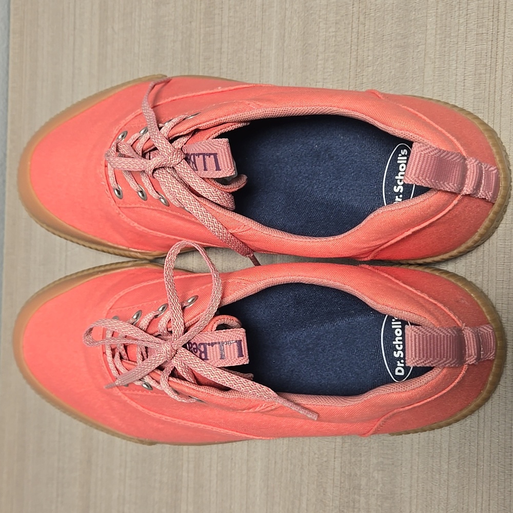 [NEW] L.L. Bean Women's Eco Woods Lace-Up Sneakers With Bubble Gum Sole Size 11 - Picture 8 of 14